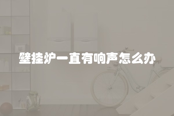 壁挂炉一直有响声怎么办