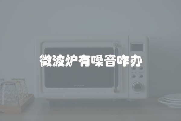 微波炉有噪音咋办