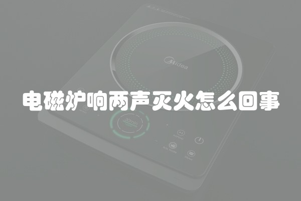 电磁炉响两声灭火怎么回事