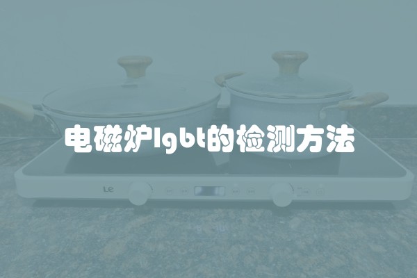 电磁炉lgbt的检测方法