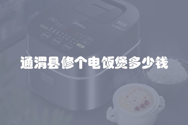 通渭县修个电饭煲多少钱
