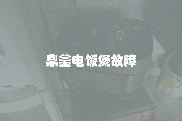 鼎釜电饭煲故障