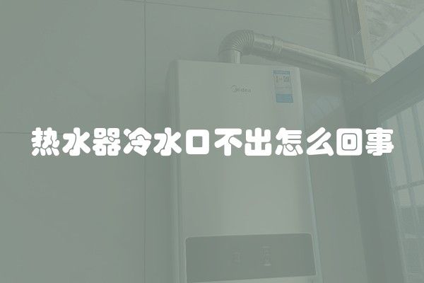 热水器冷水口不出怎么回事