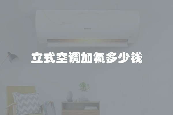 立式空调加氟多少钱