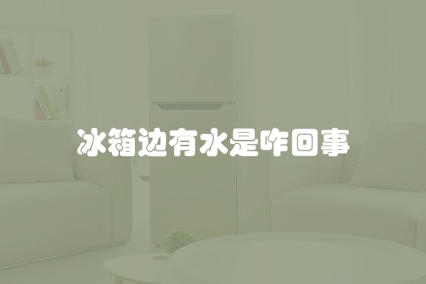 冰箱边有水是咋回事
