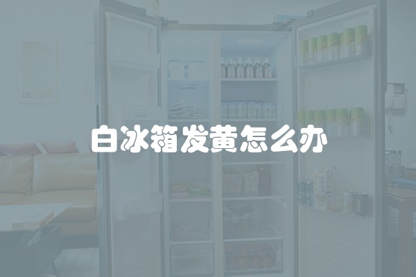 白冰箱发黄怎么办