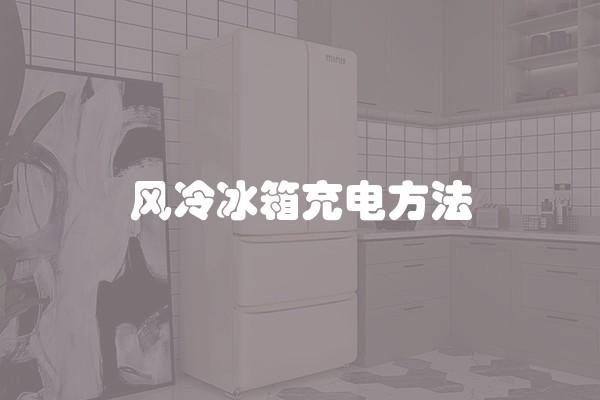 风冷冰箱充电方法