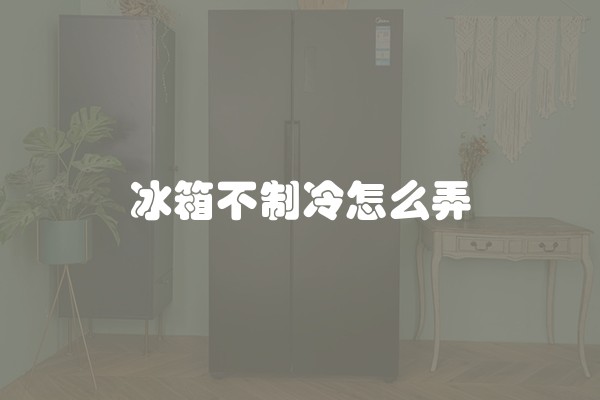 冰箱不制冷怎么弄