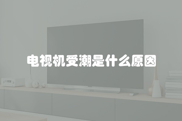 电视机受潮是什么原因