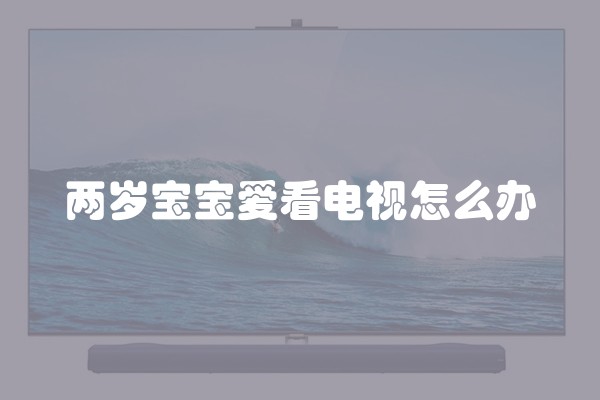 两岁宝宝爱看电视怎么办
