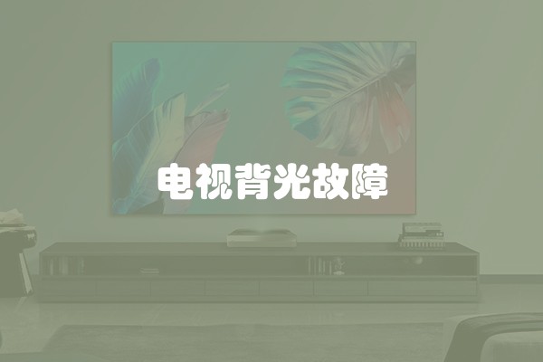 电视背光故障