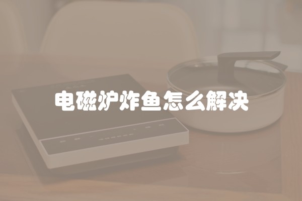 电磁炉炸鱼怎么解决